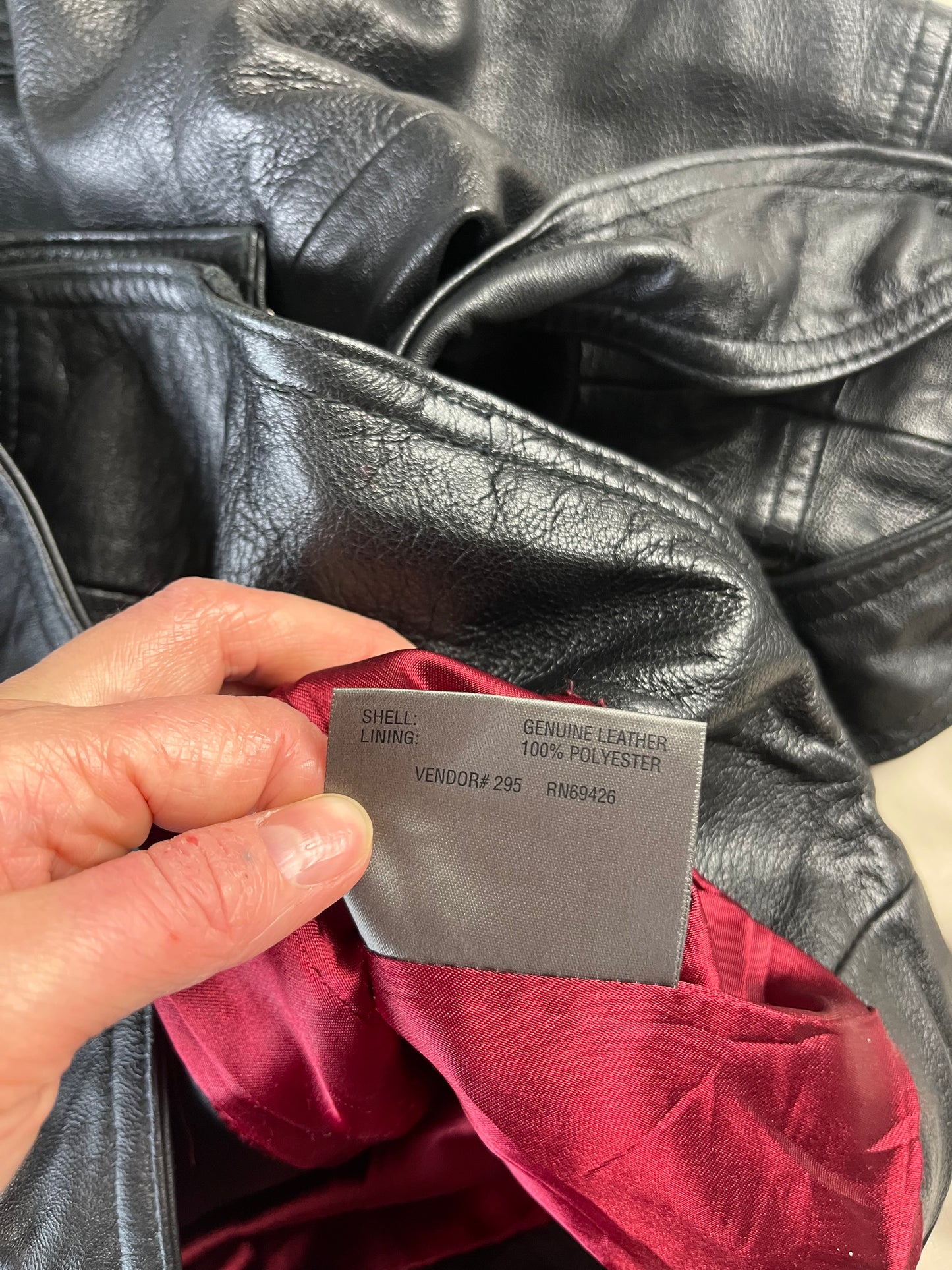 Cornelia Leather Jacket UK 12-14