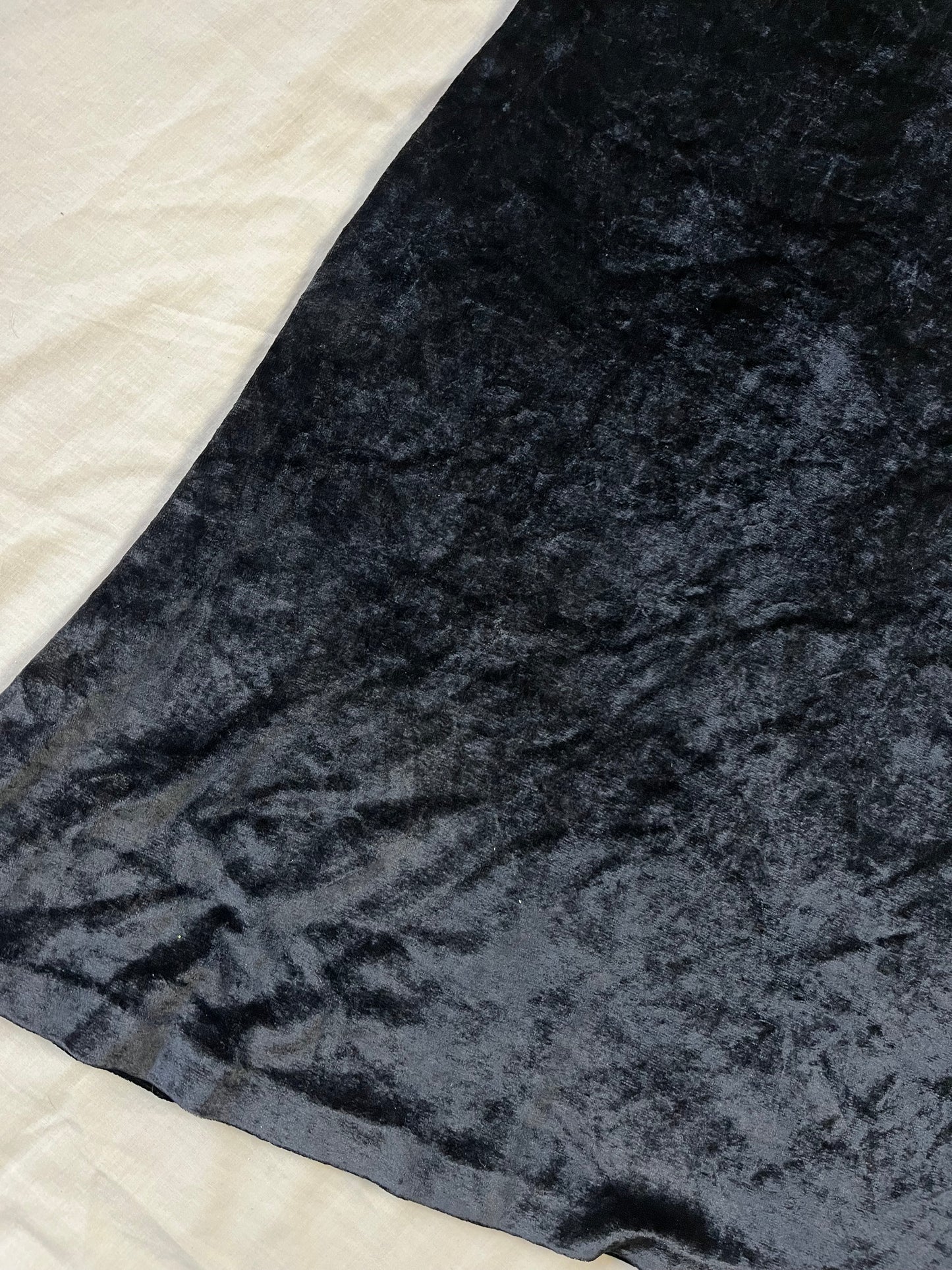Black Velvet Mini Dress UK 8-10