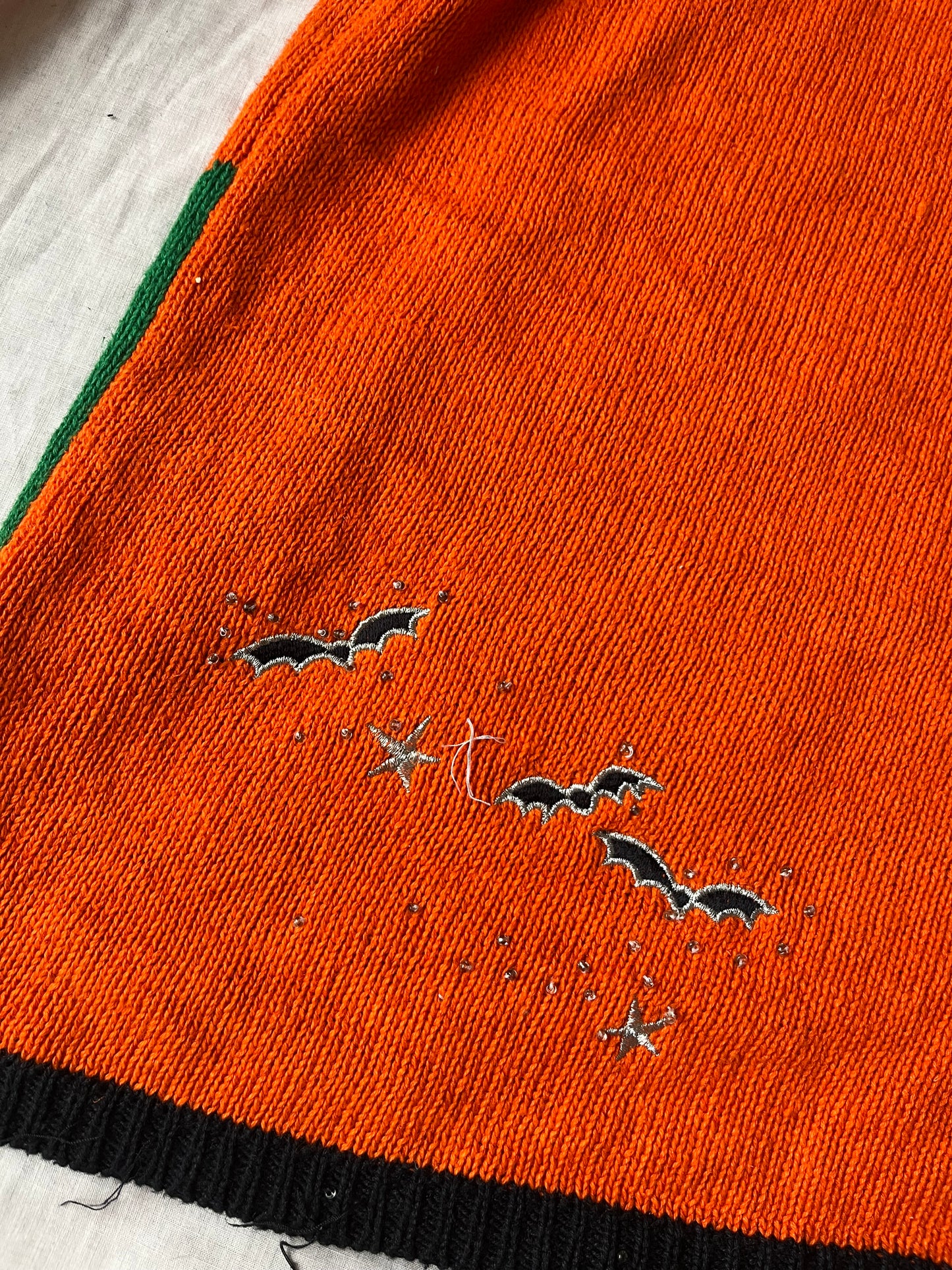 Sleepy Hollow 1990s Halloween Sweater Vest 2X