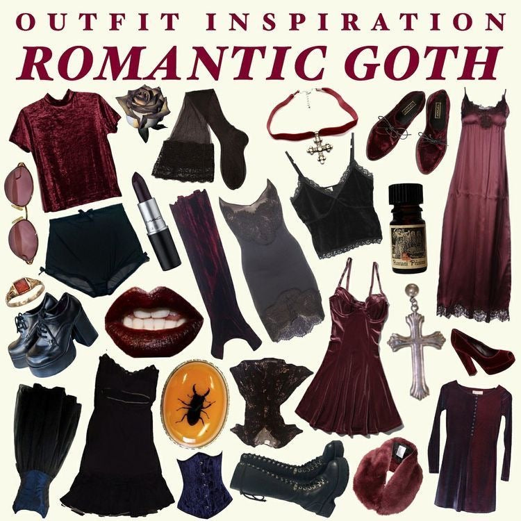 Romantic Goth Style Bundle UK UK 8 - 4 Pieces