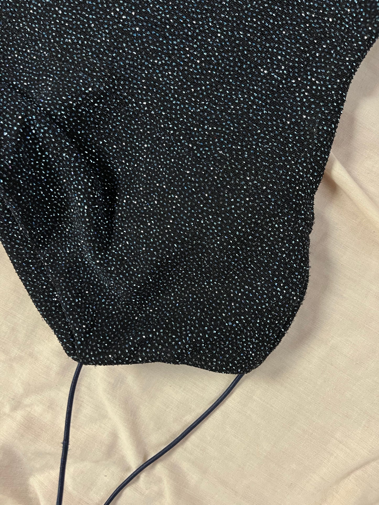 Blue Glitter Evening Dress - UK 8-10