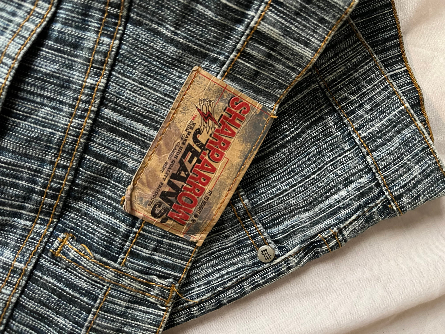 Striped Jeans - UK 12