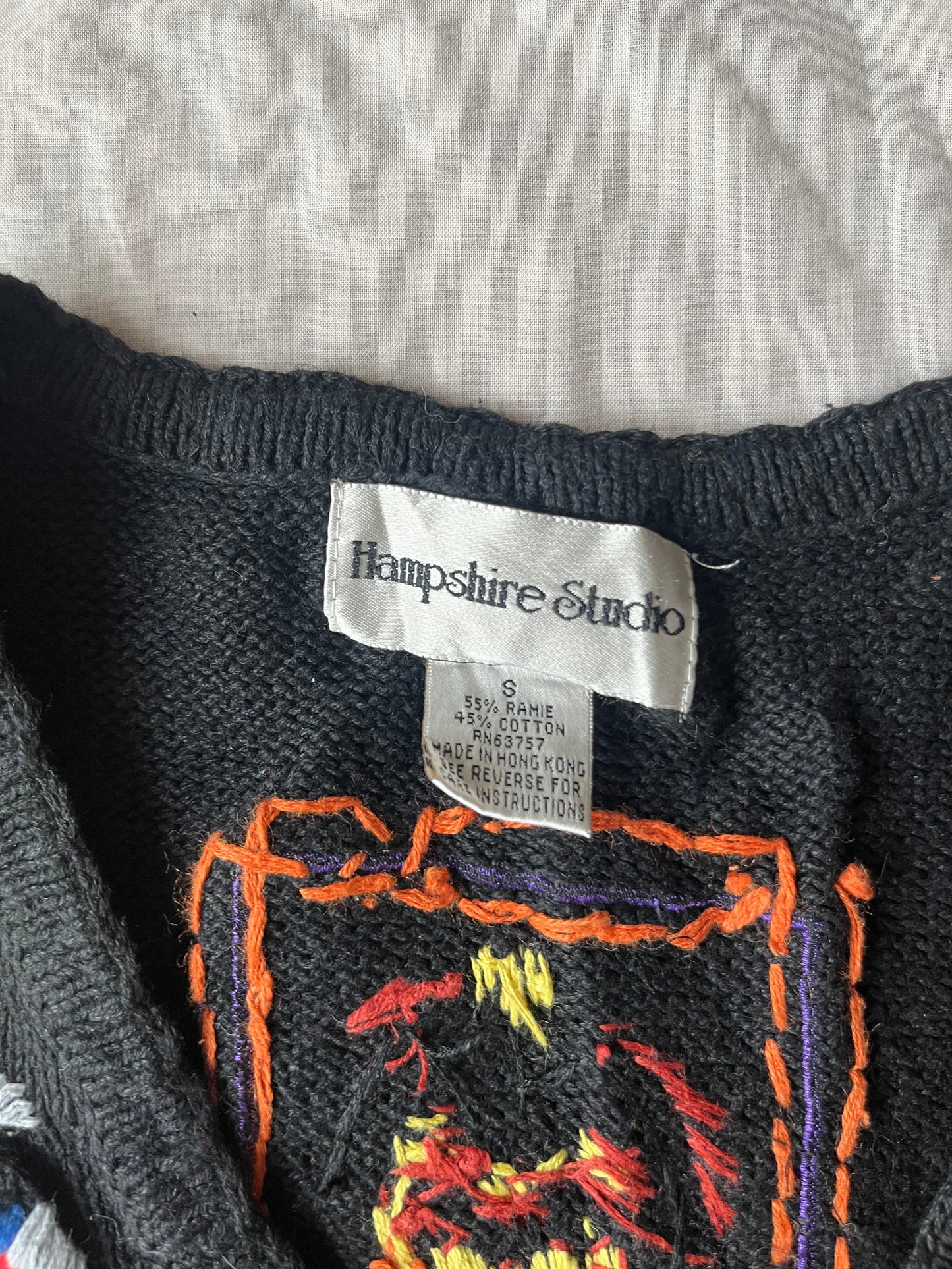 Salem 1990s Halloween Sweater Vest S/M