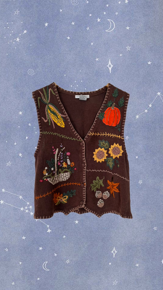 Harvest 90s Sweater Vest L