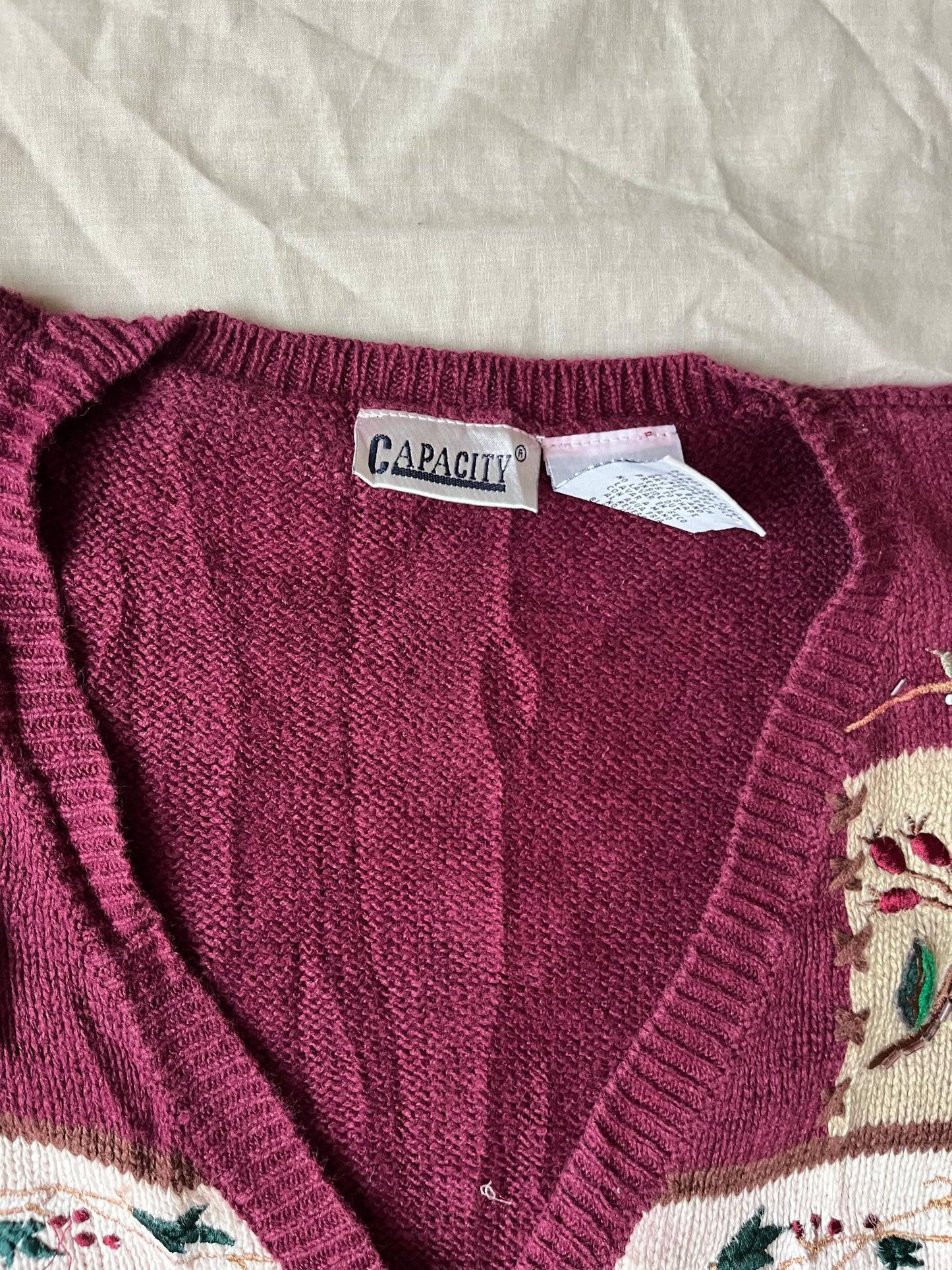 Acorn Sweater Vest UK 6-12
