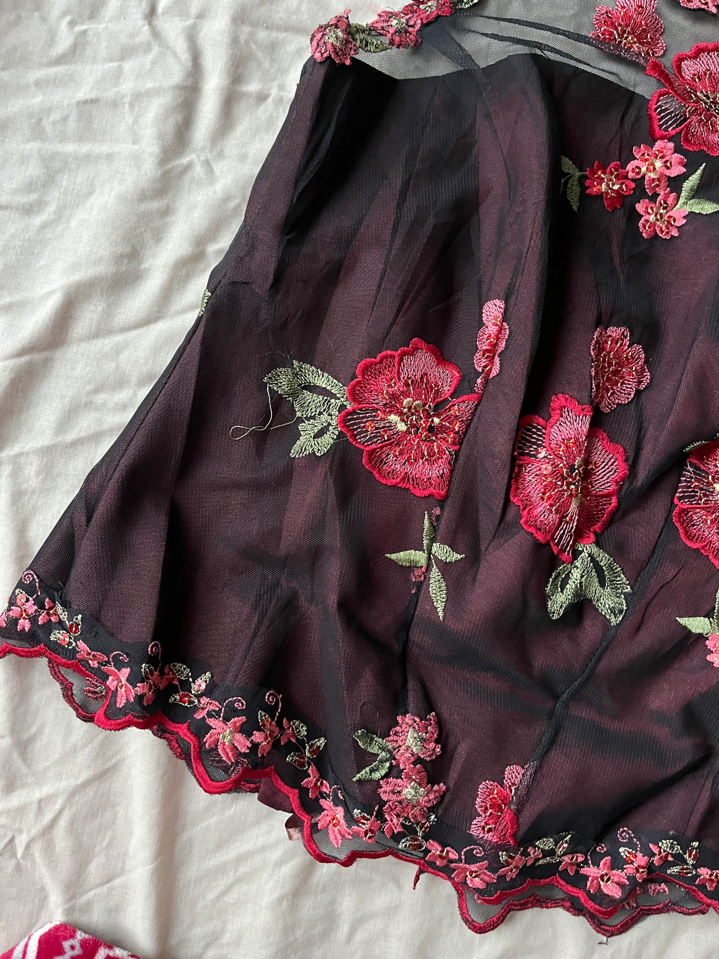 Floral Corset Top - UK 8-10