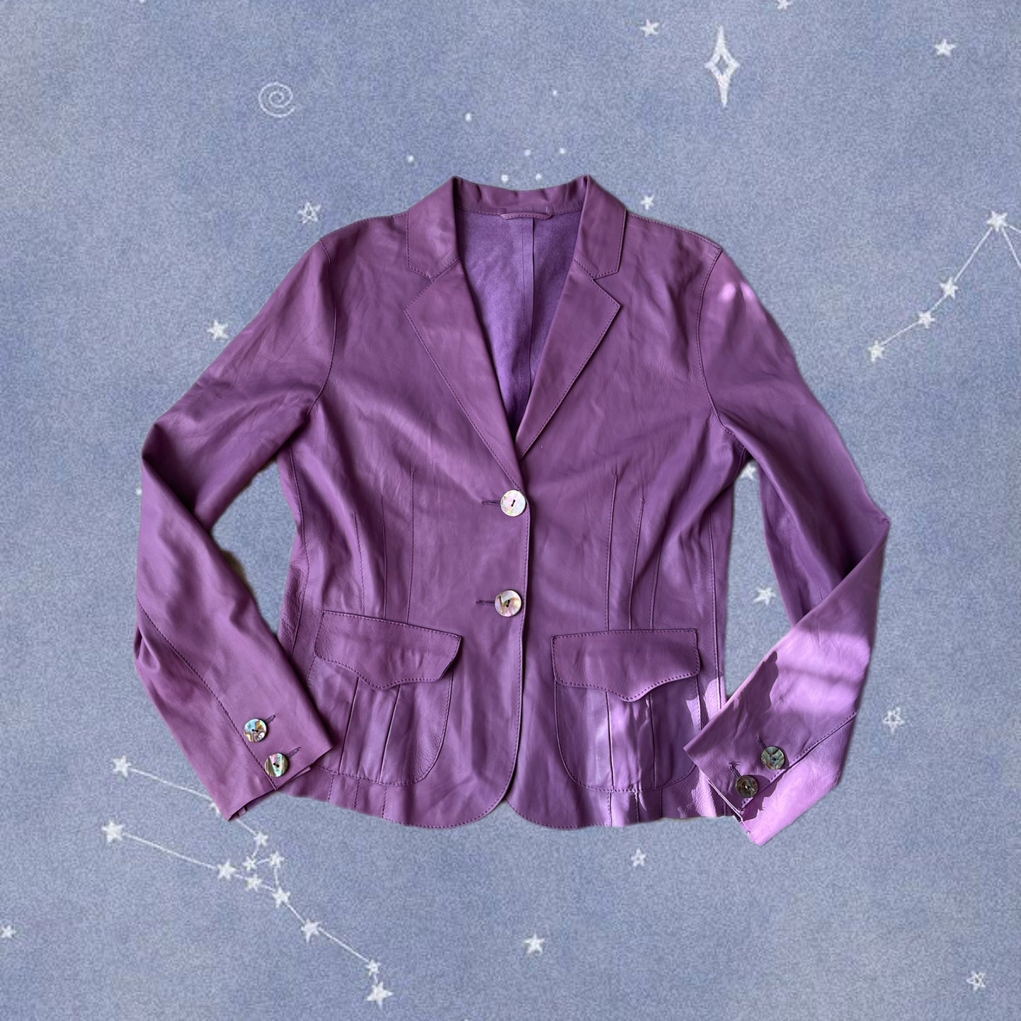 Daphne Leather Jacket UK 10