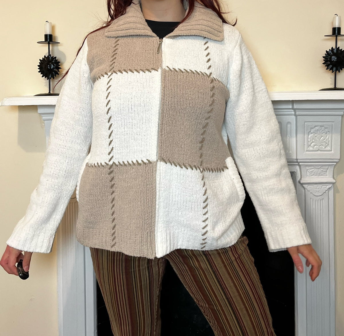 Patchwork Cardigan M