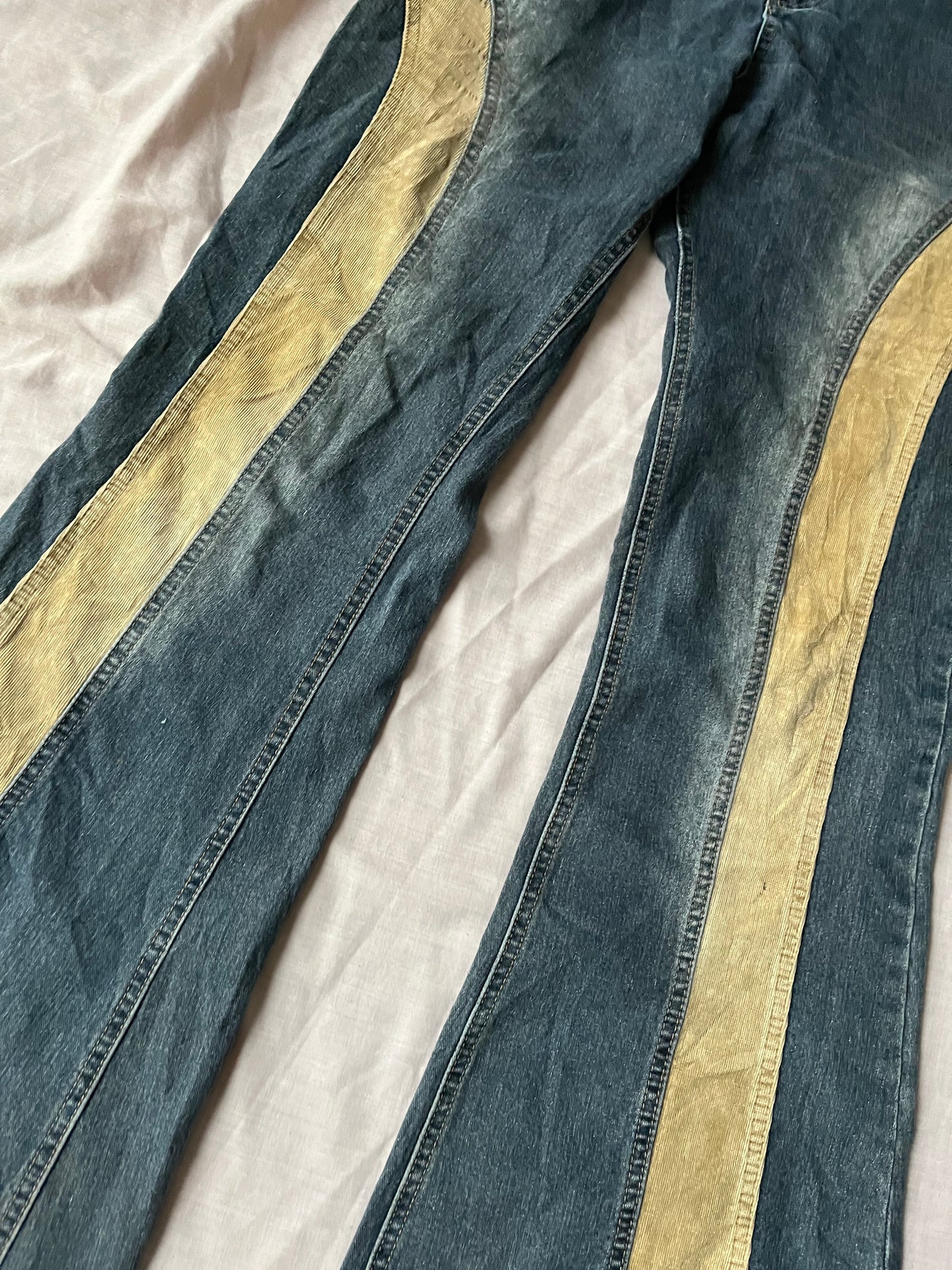 Corduroy Striped Jeans - UK 12