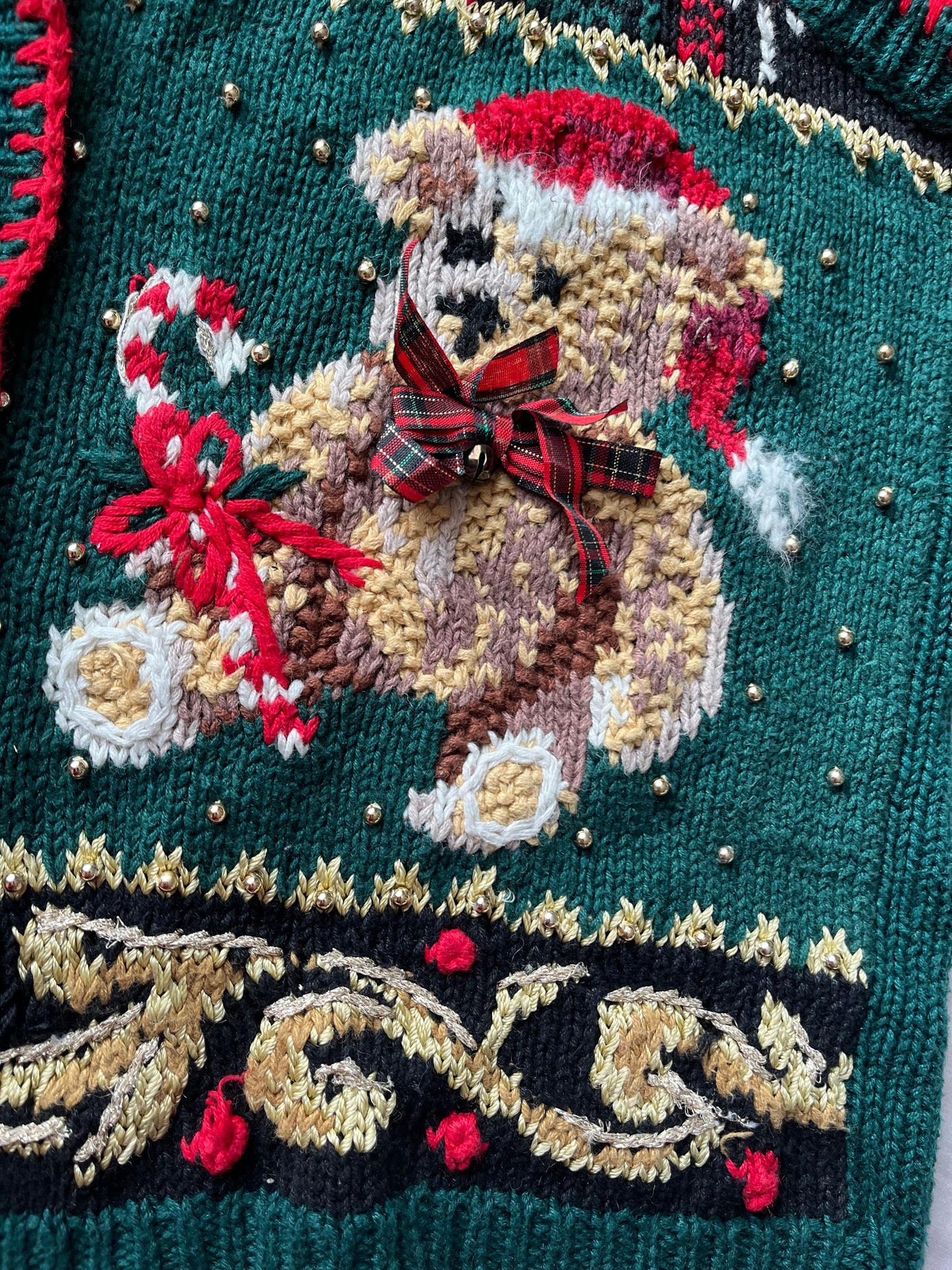 Mistletoe 1990s Sweater Vest UK 4-16/L