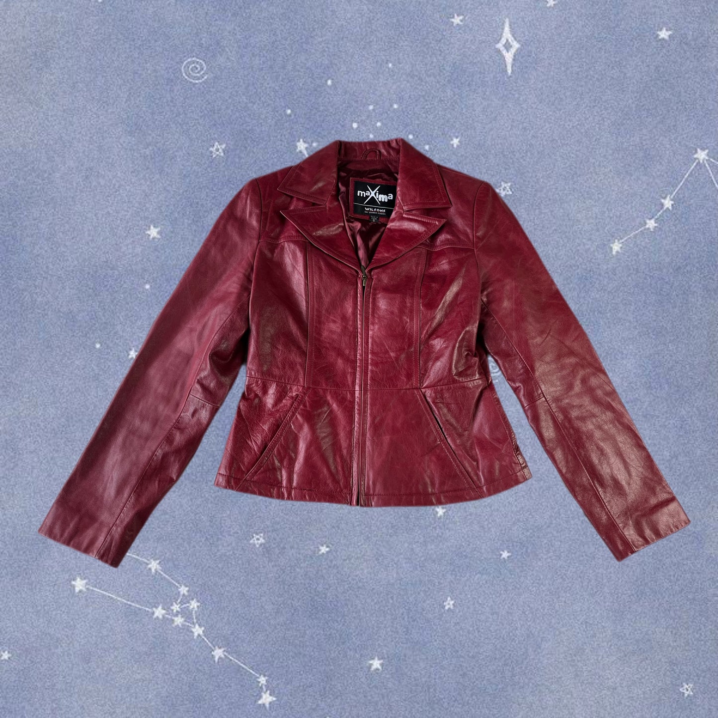 Katherine Leather Jacket UK 8