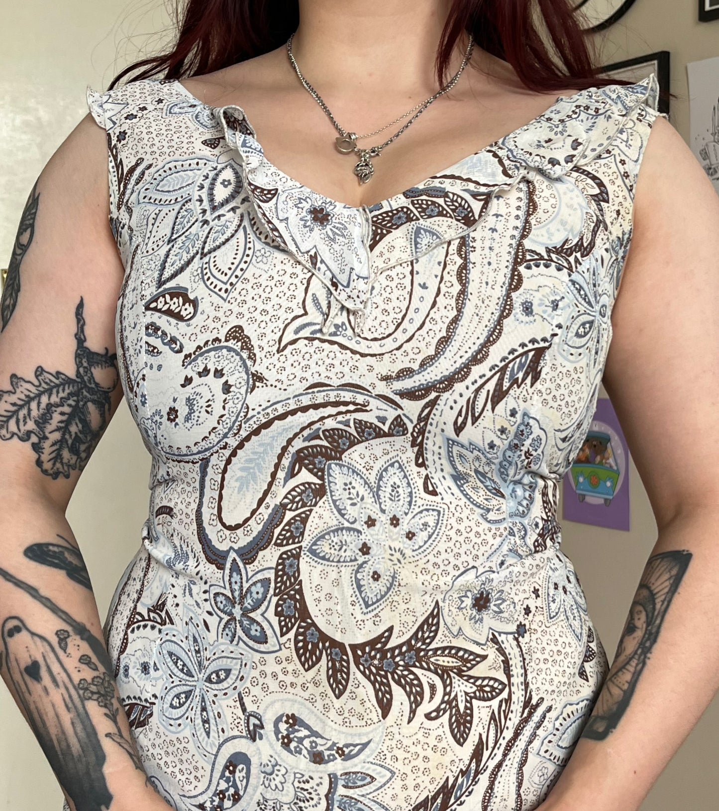 Floral Mesh Dress UK 10