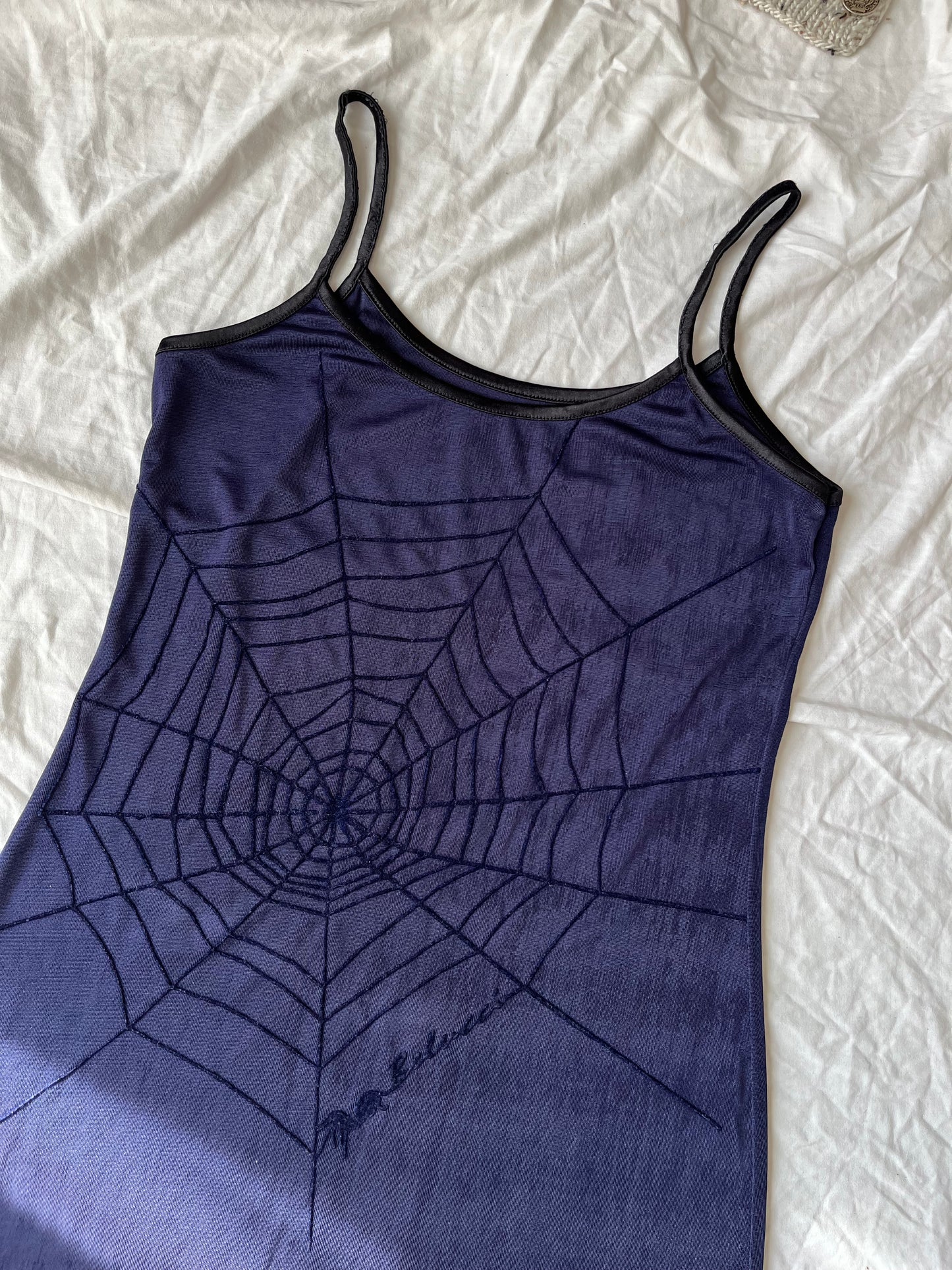 Purple Spiderweb Dress UK 10