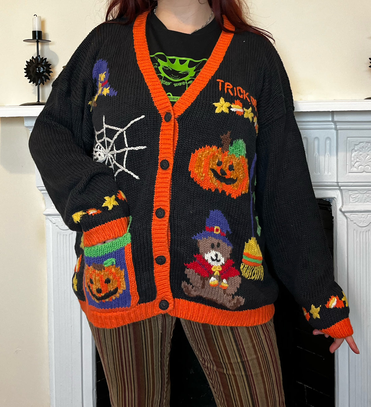 Trick Or Treat Cardigan XL
