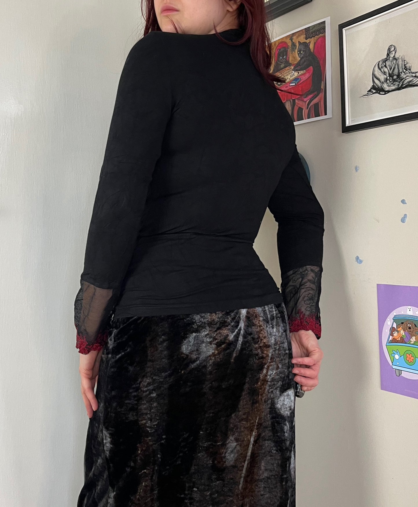 Mall Goth Top UK 8-10