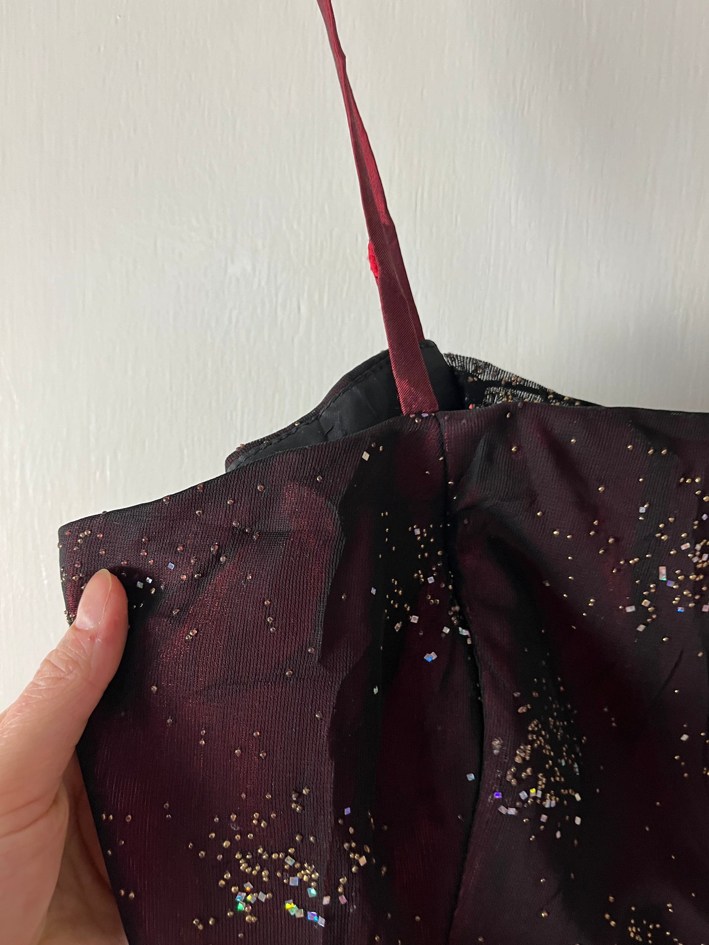 Glittery Satin Corset Top UK 10