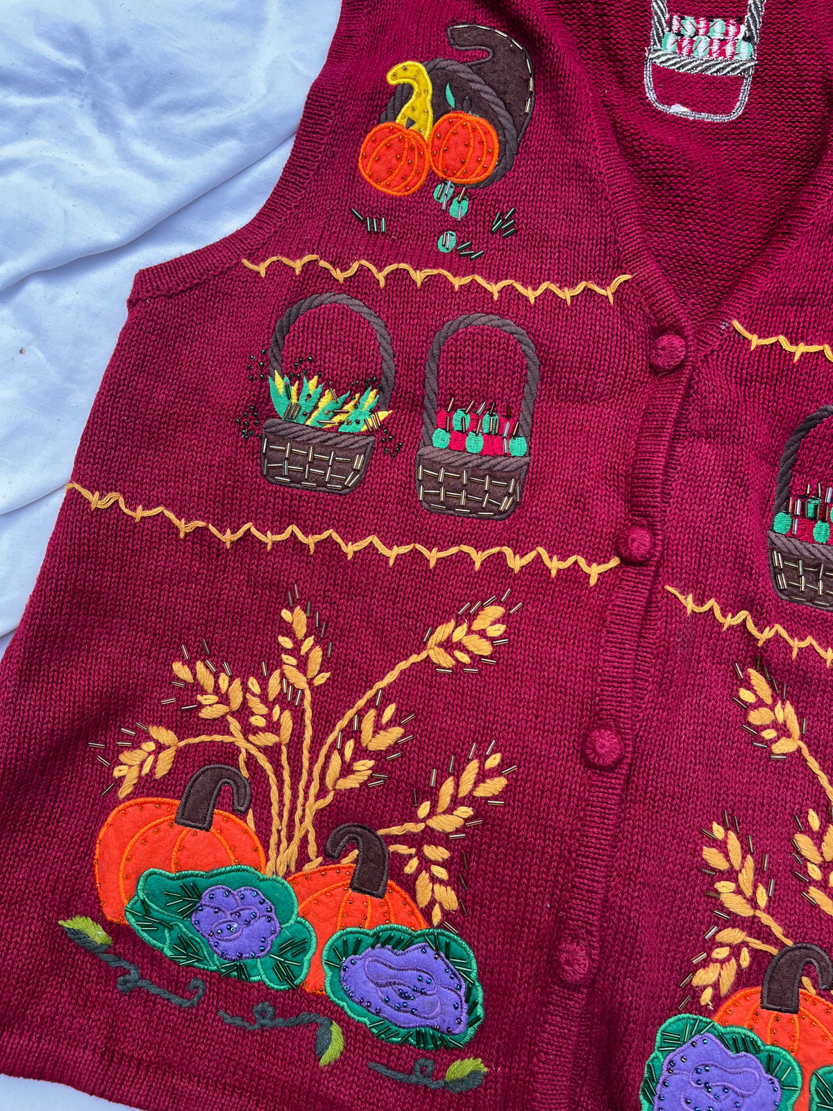 Happy Harvest Sweater Vest M