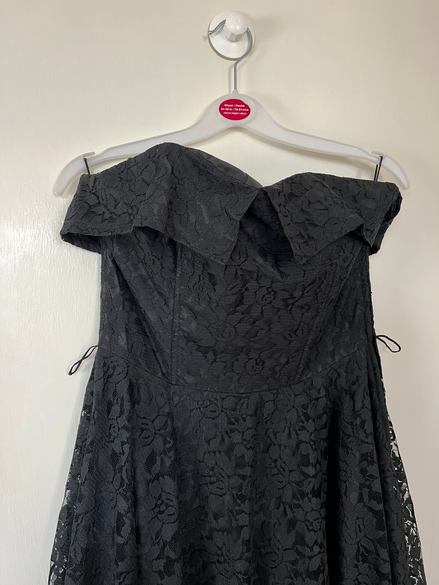 Black Lace Dress UK 8