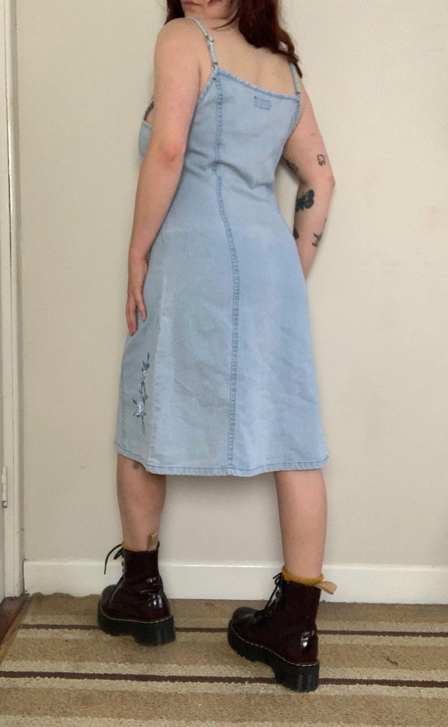 Dana 90s Denim Dress UK 12/14