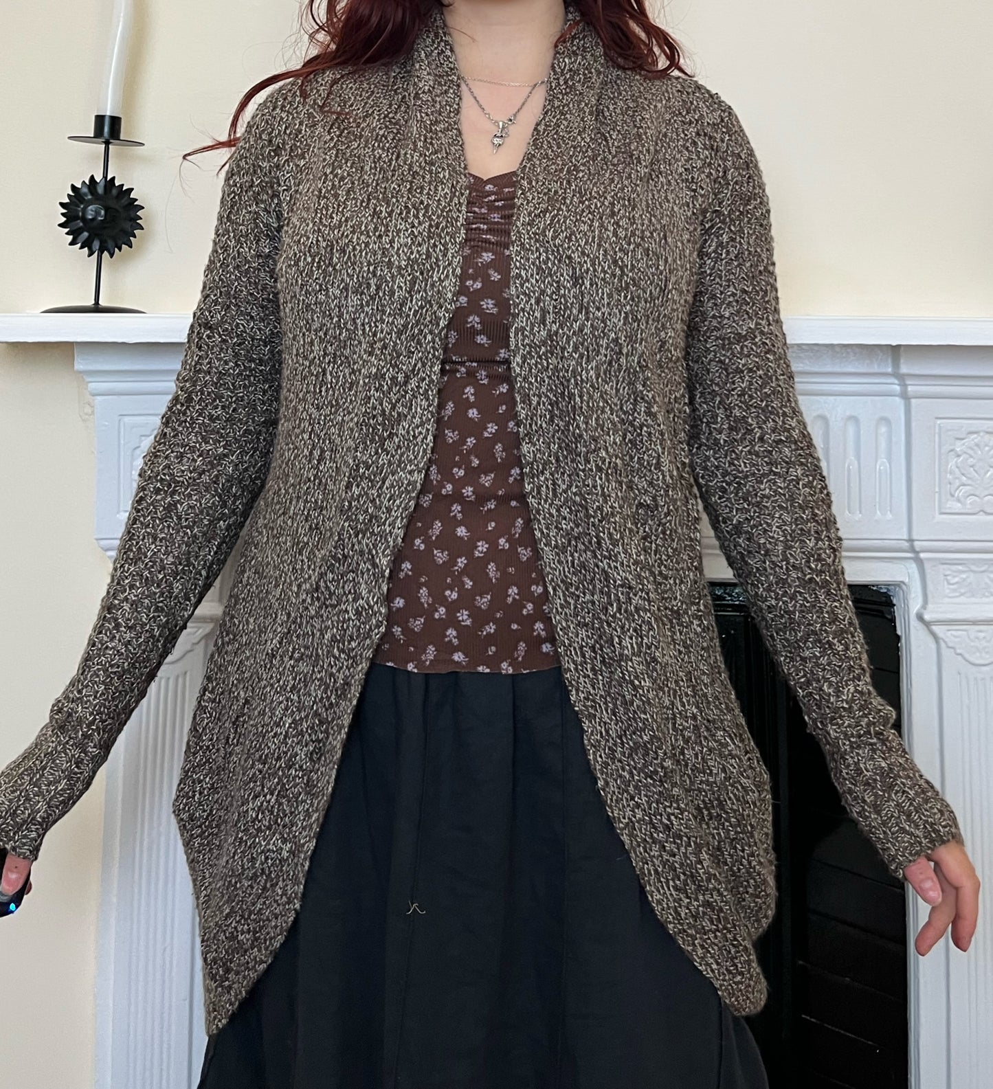 Brown Cardigan M