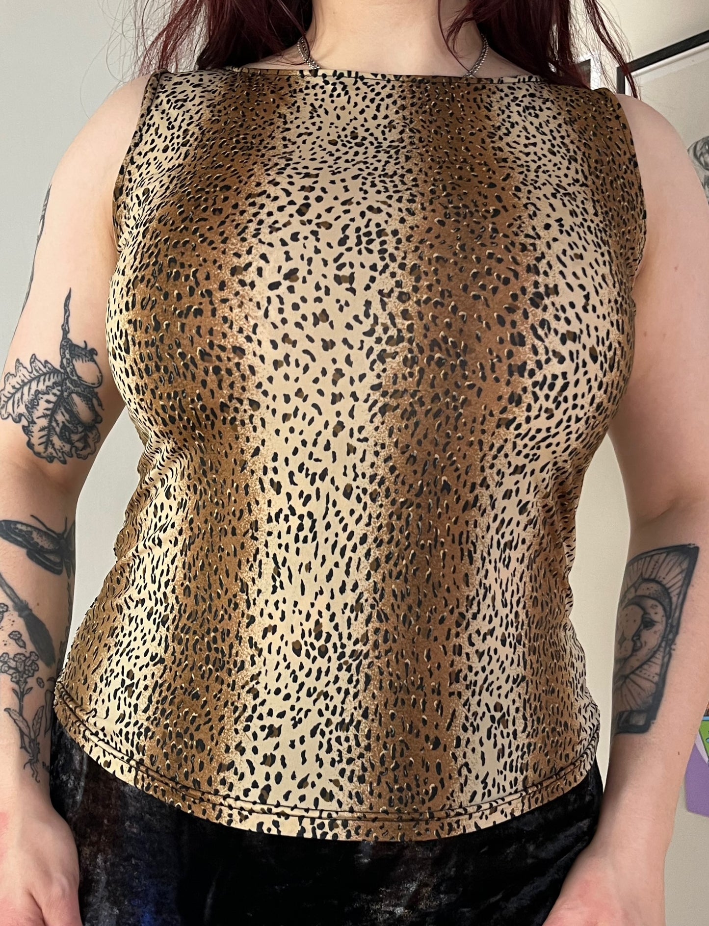 Leopard Print Top UK 10