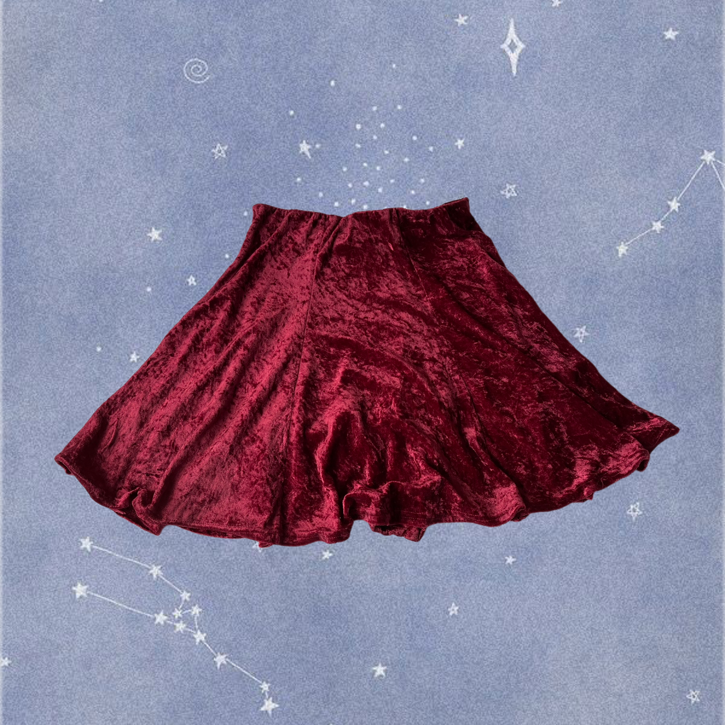 Pink Velvet Skirt UK 6-10