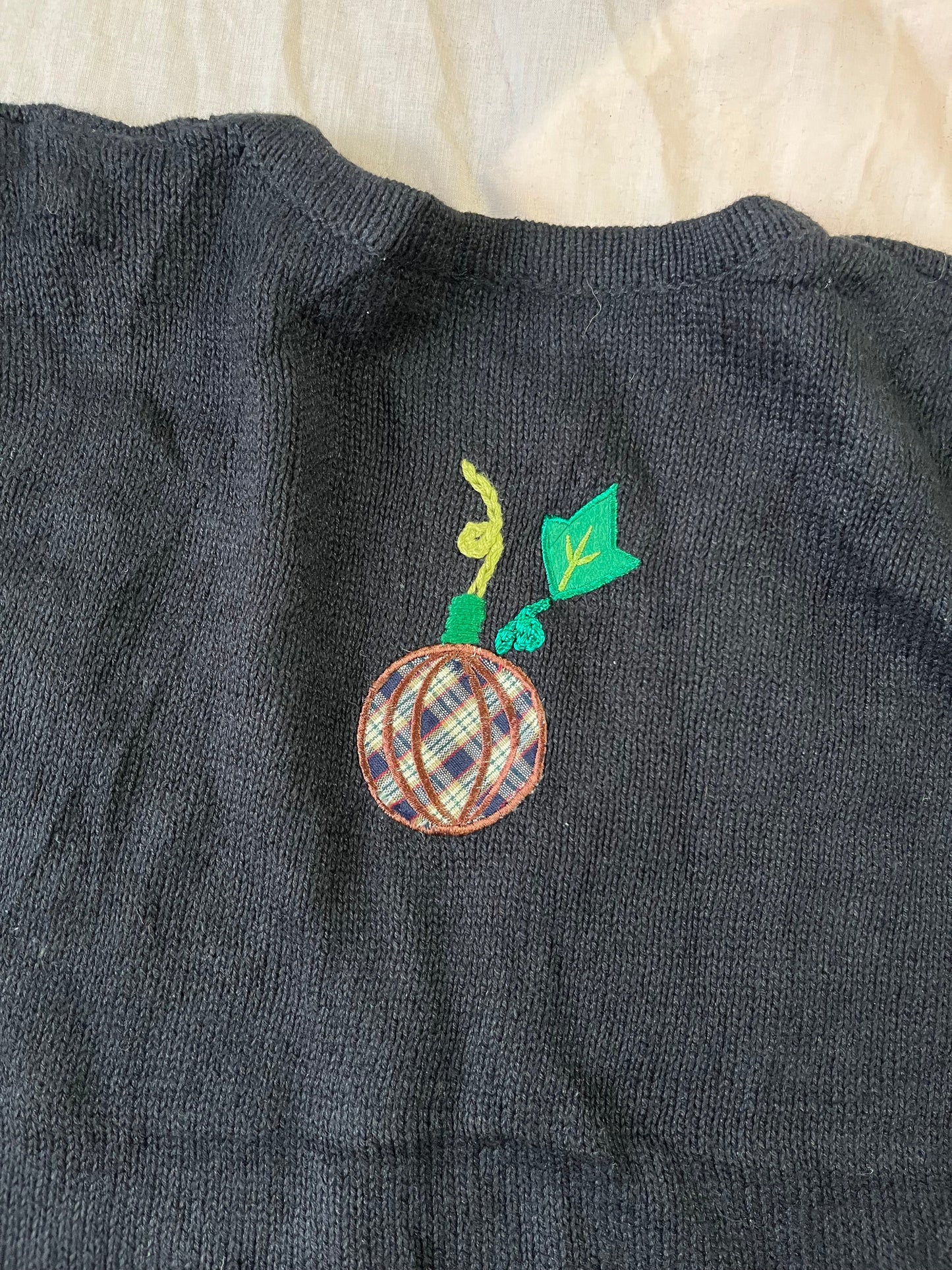 Pumpkin Patch 1990s Halloween Sweater Vest XXL