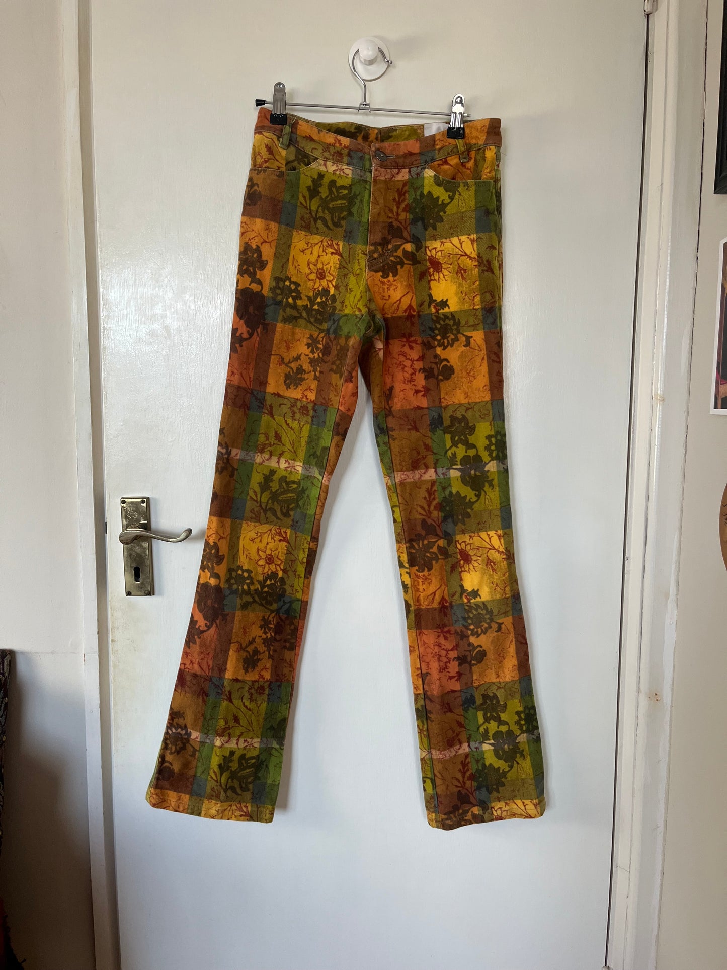 Patchwork Floral Pants UK 6