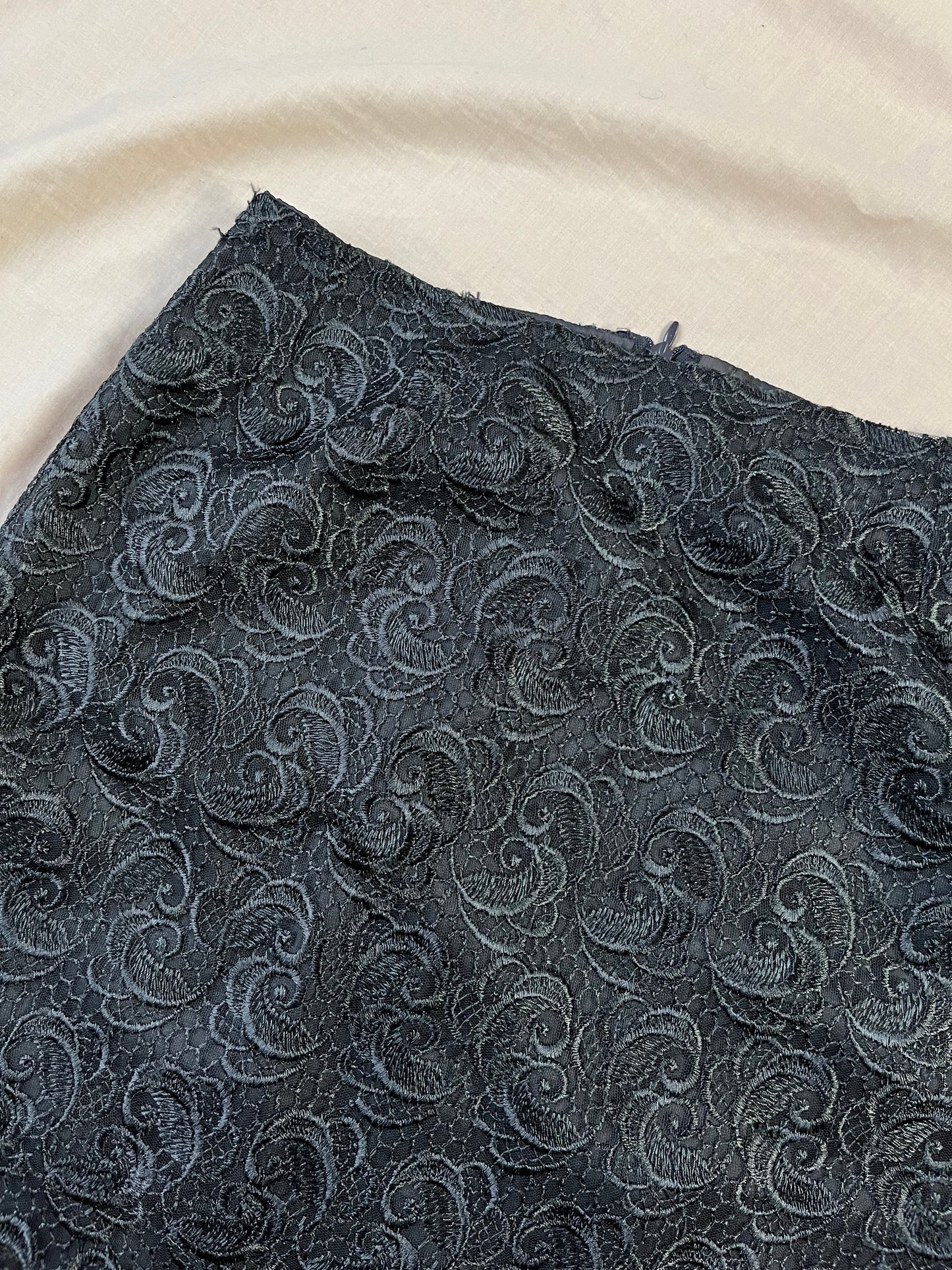 Black Lace Skirt UK 8