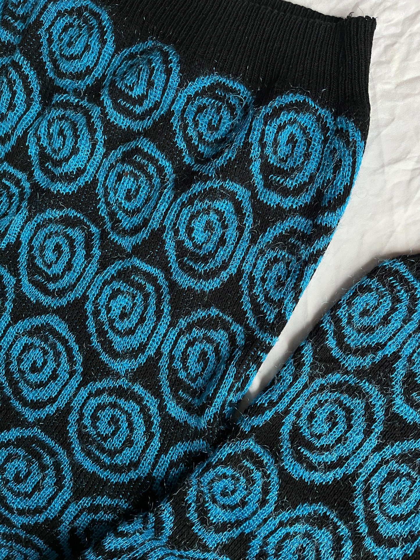 Blue Spiral Jumper M/L