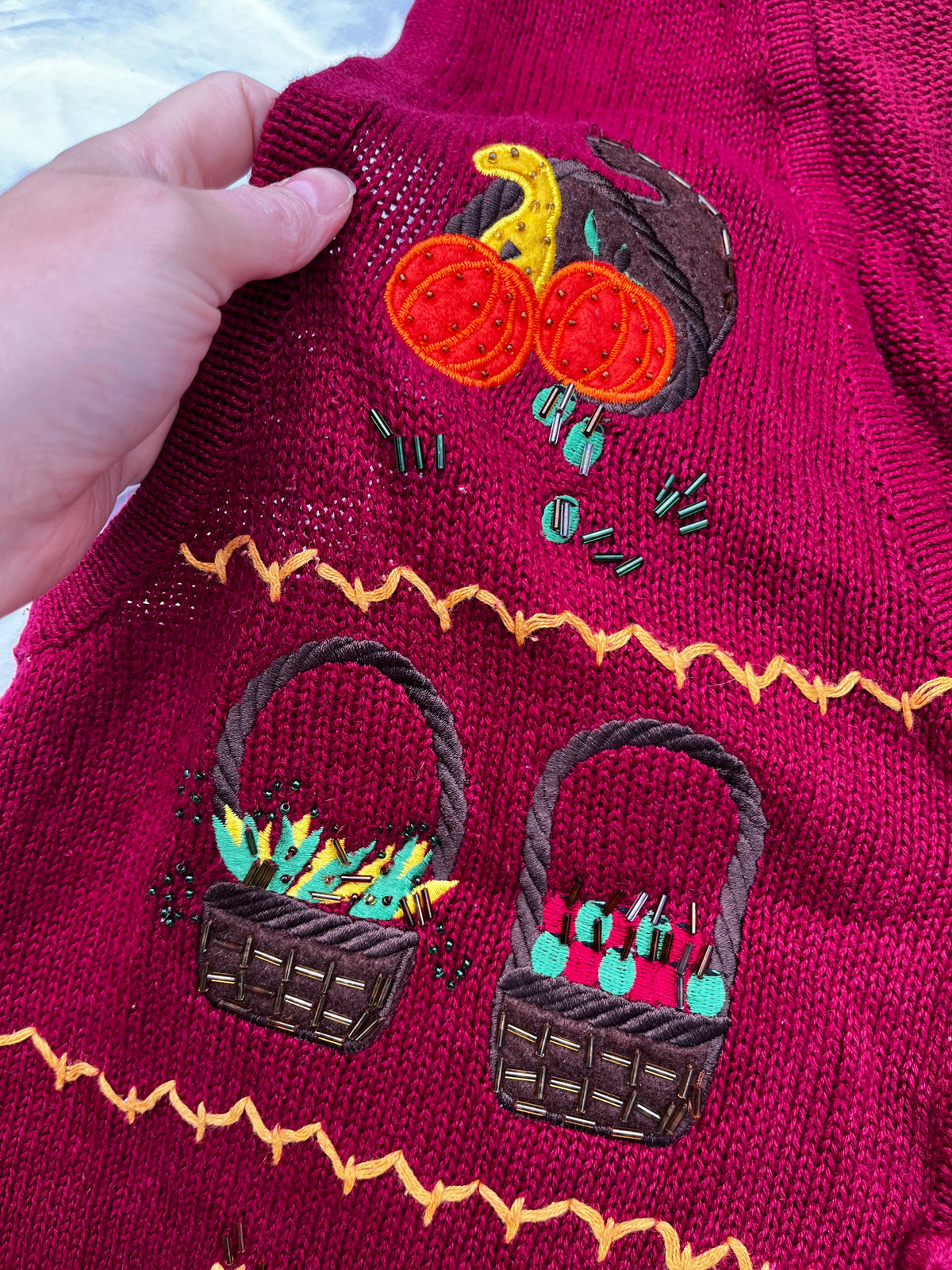 Happy Harvest Sweater Vest M