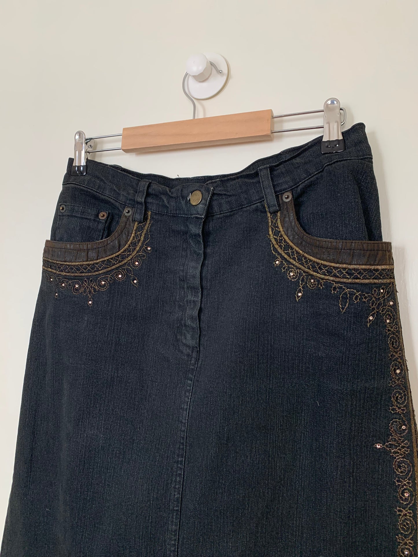 Harmony 90s Denim Skirt UK 10