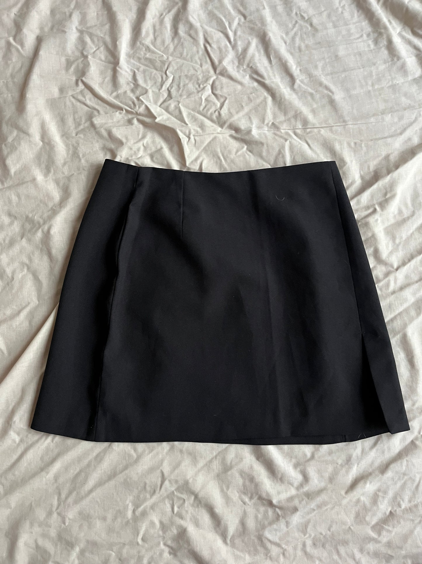 Black Mini Skirt - UK 8