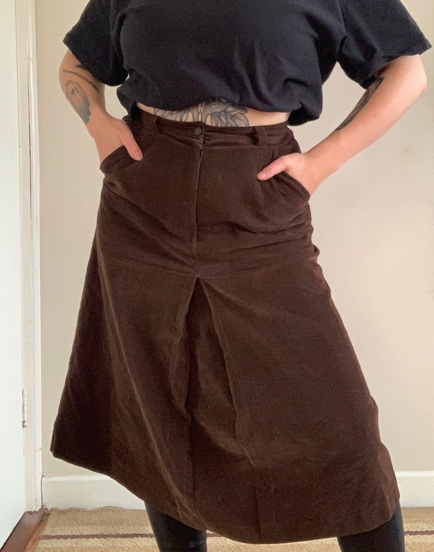 Clara 90s Corduroy Skirt UK 8/10