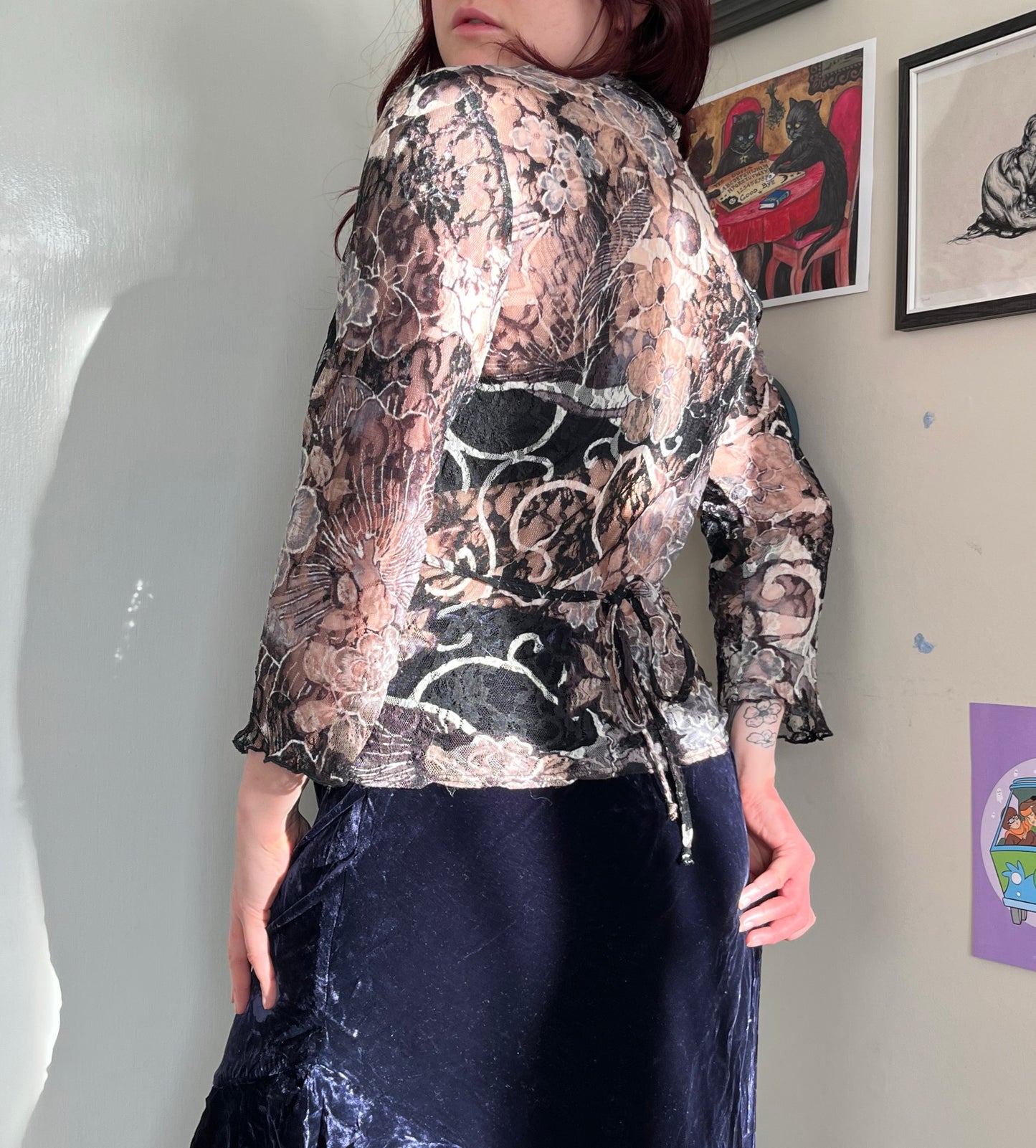 Lacey Wrap Top - UK 12