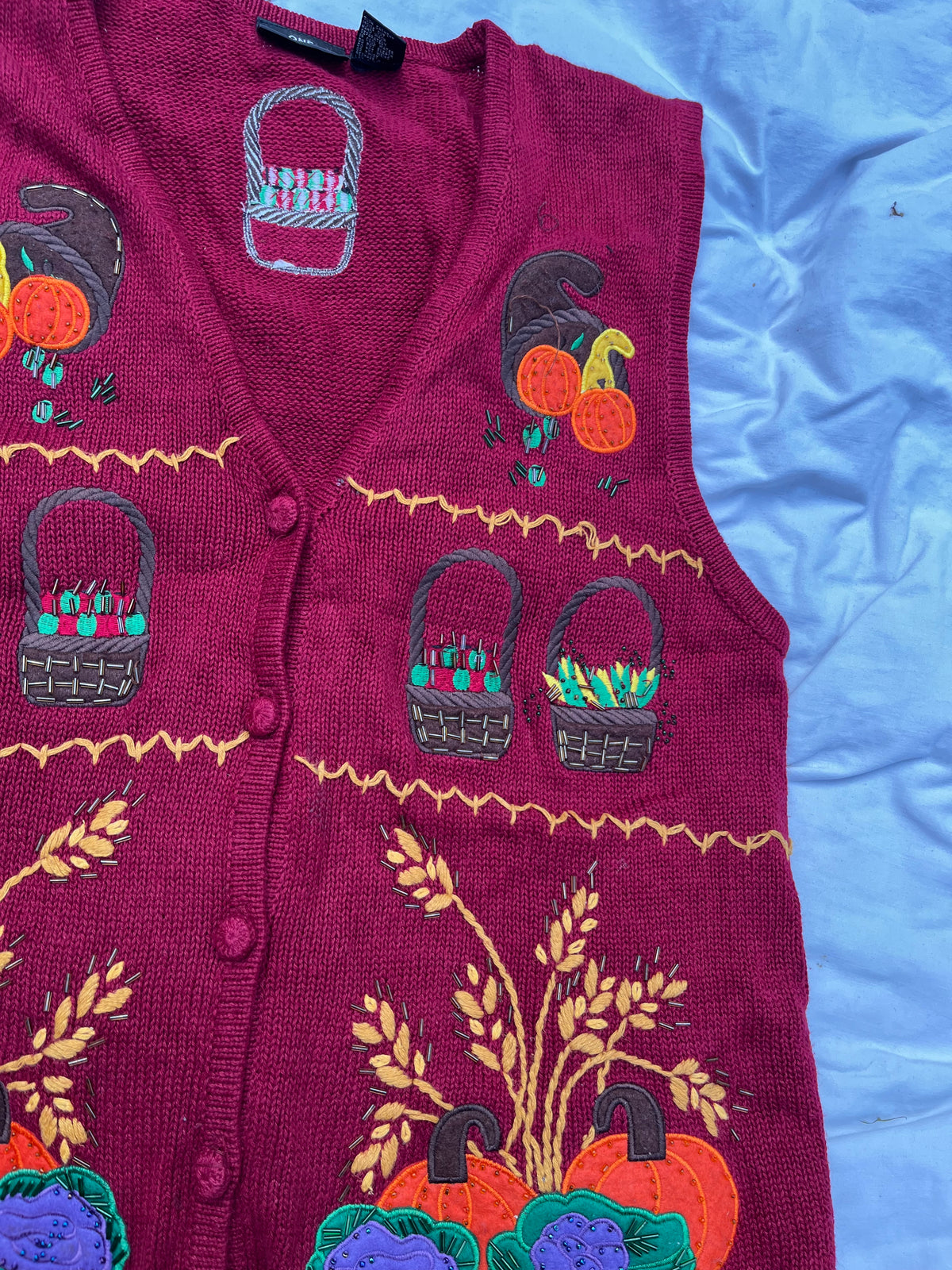 Happy Harvest Sweater Vest M