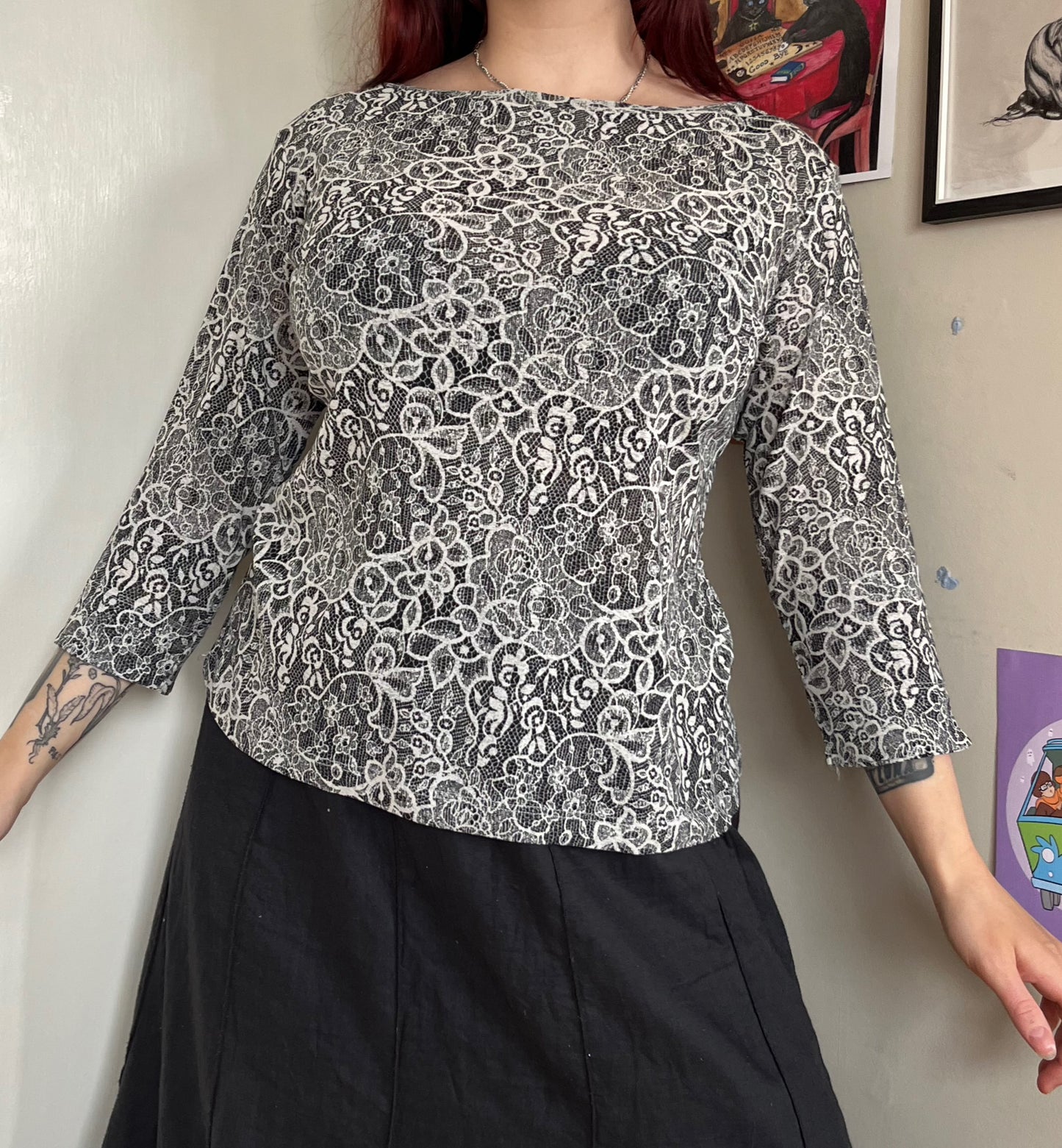 Floral Pattern Top UK 16/18