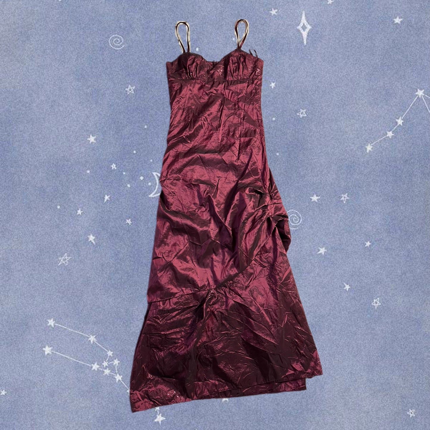 Dark Pink Prom/Evening Dress - UK 8