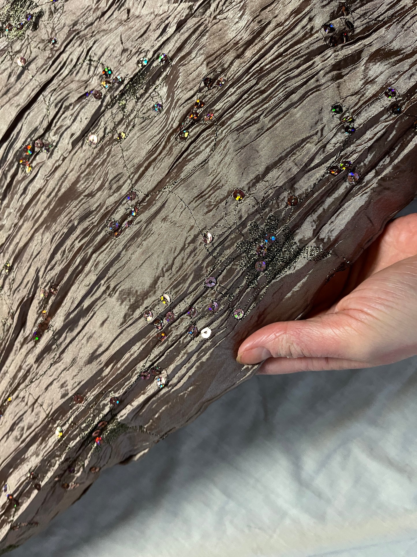 Gold Sequin Prom/Evening Dress - UK 10-12