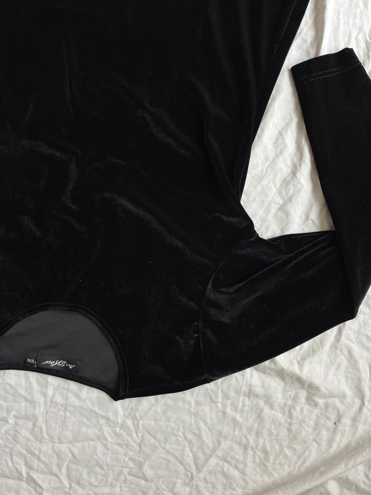 Black Velvet Dress UK 12