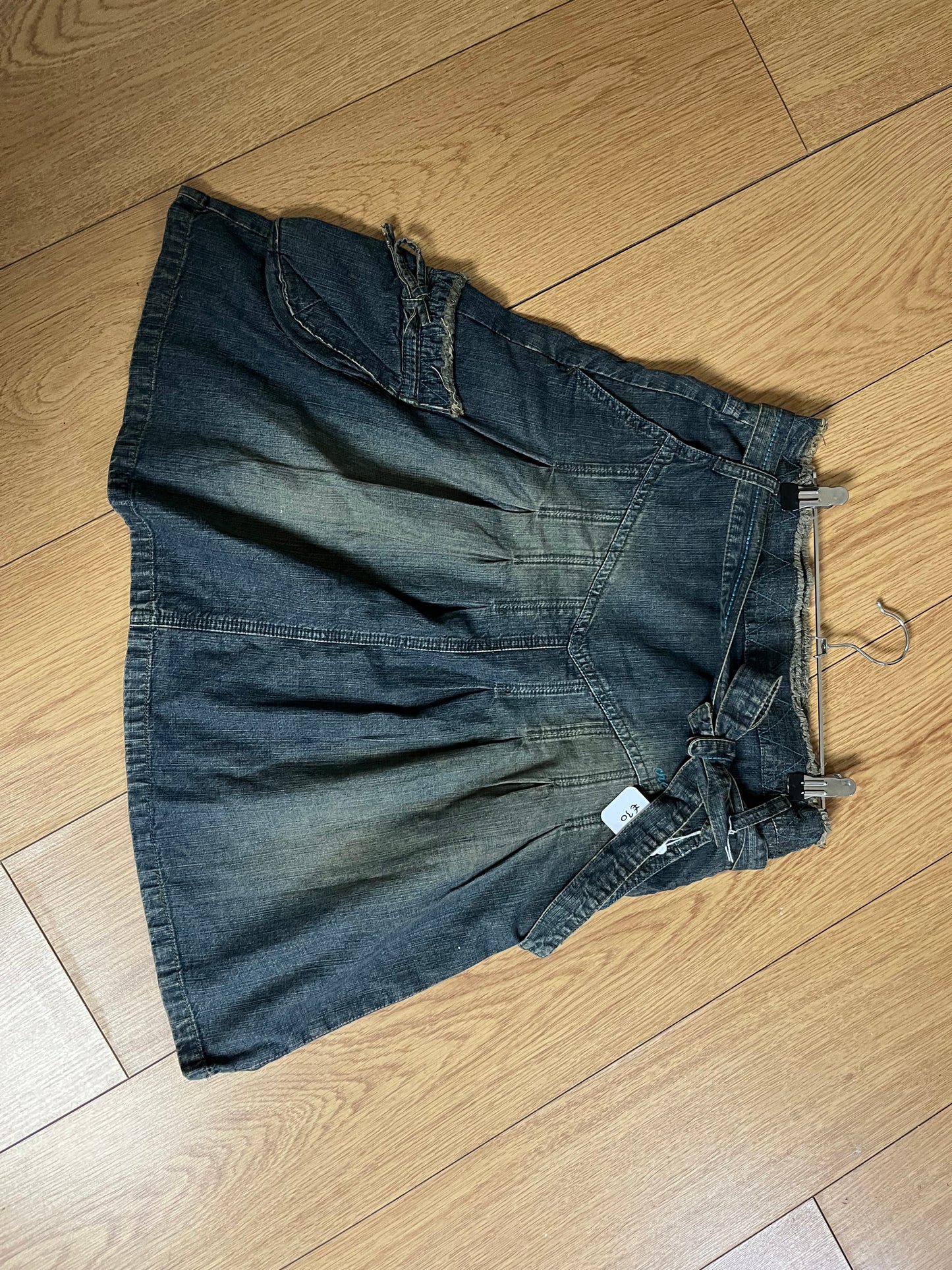 Denim Midi Skirt UK 10