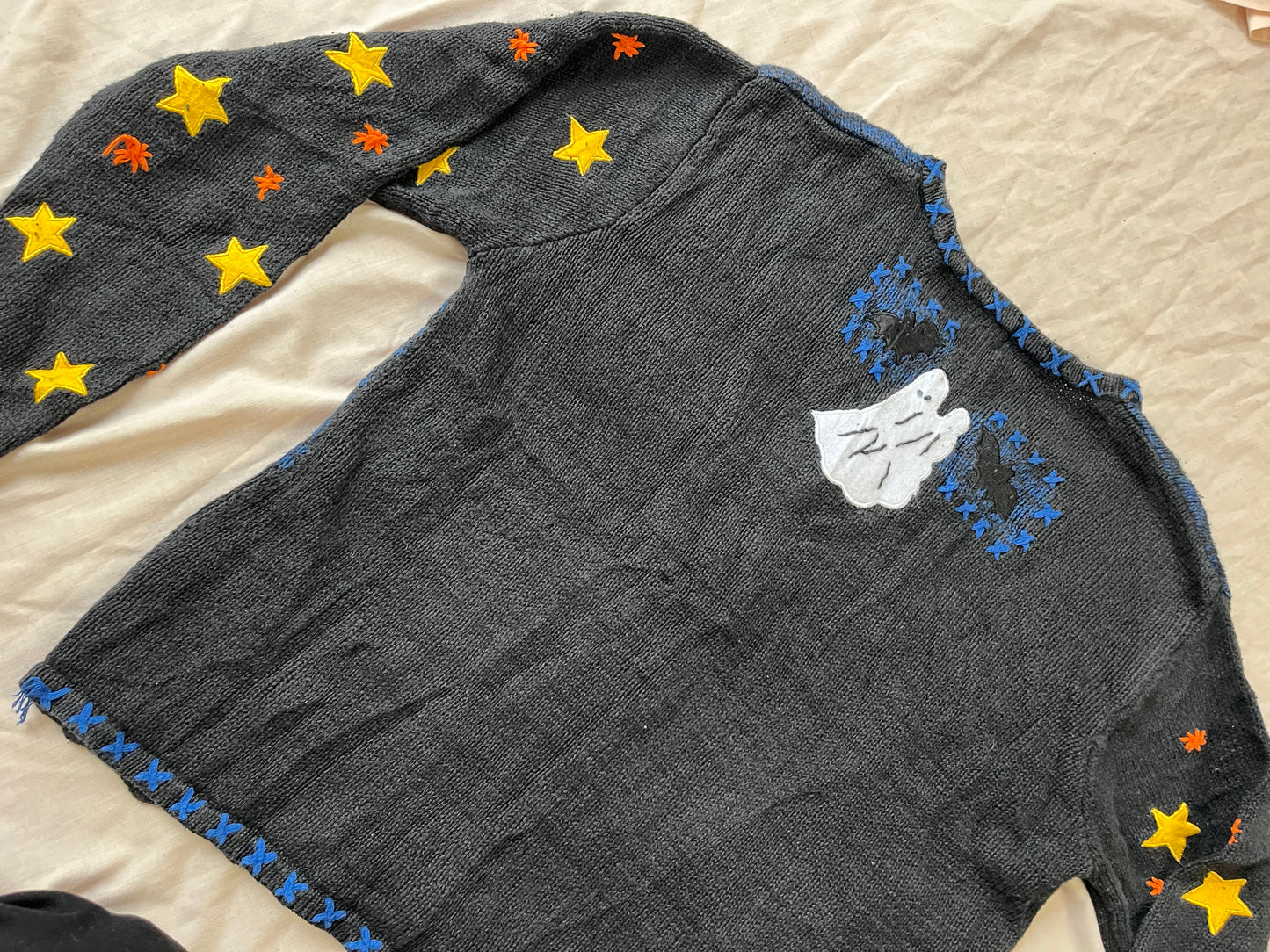 Something Wicked 1990s Halloween Cardigan S