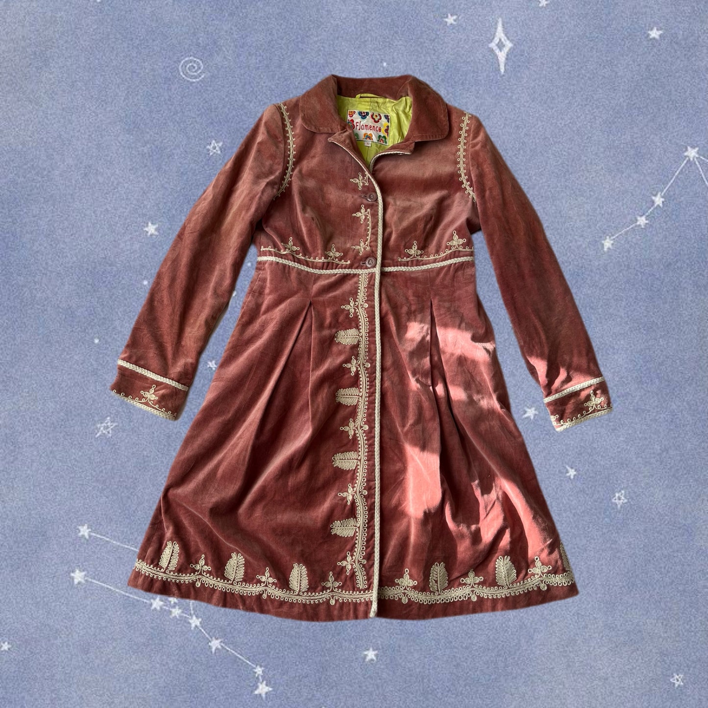 Pink Velvet Jacket - Size M