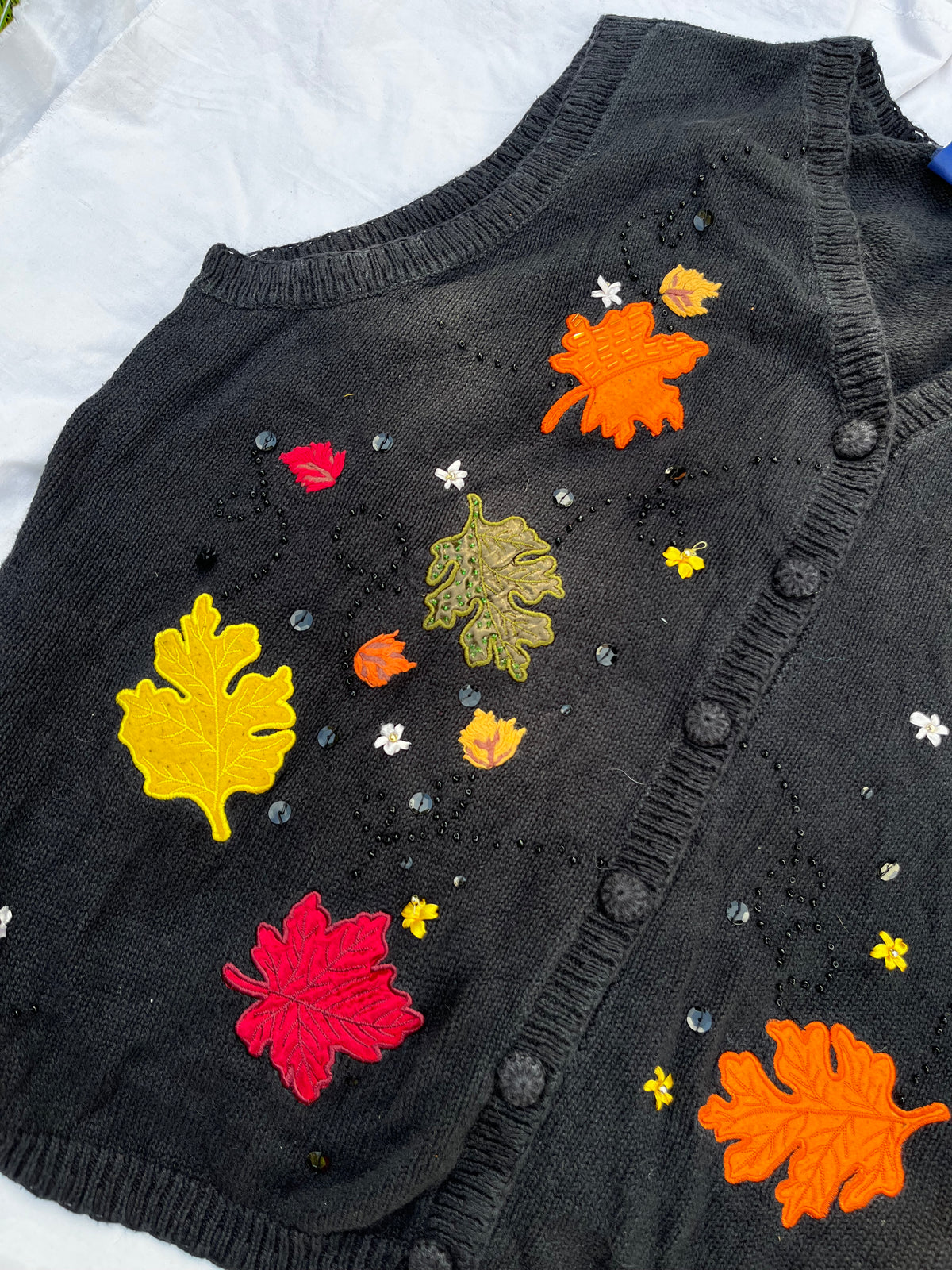 Autumn Leaves Sweater Vest XXL