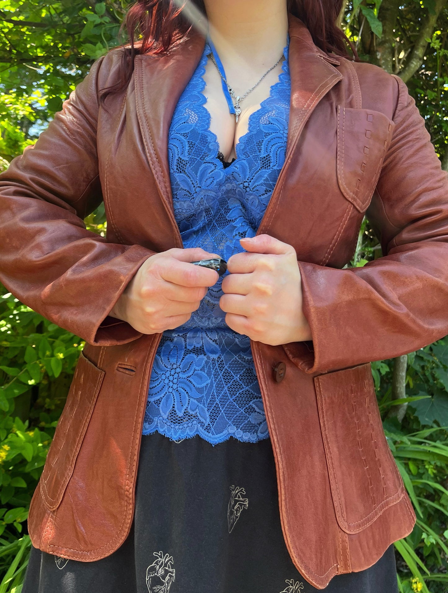 Lisa Leather Jacket UK 8