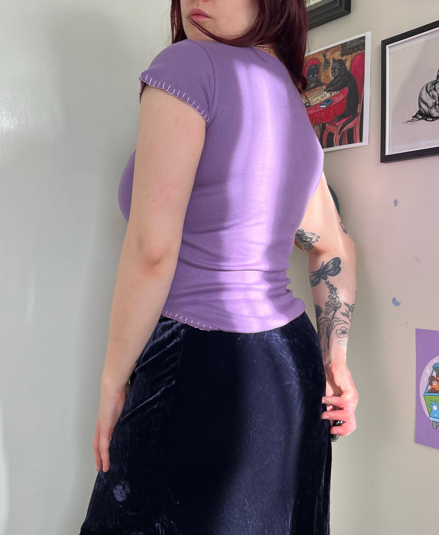 Purple Boho Top - UK 8