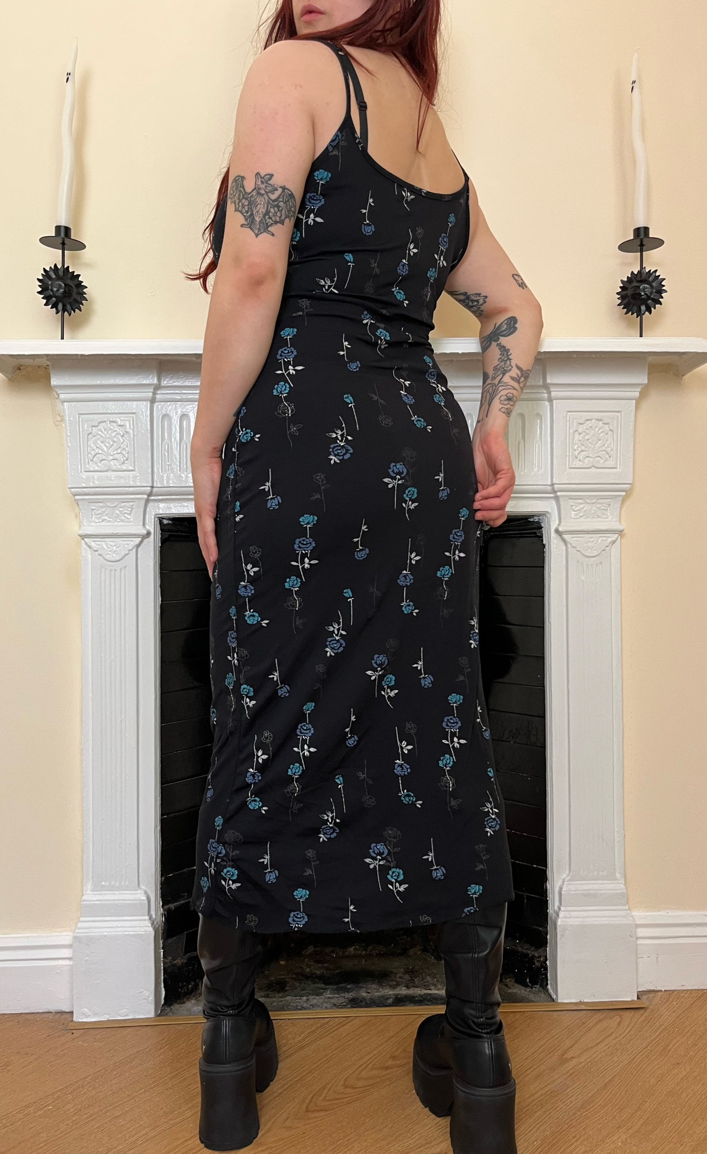 2000s Floral Dress UK 8-10