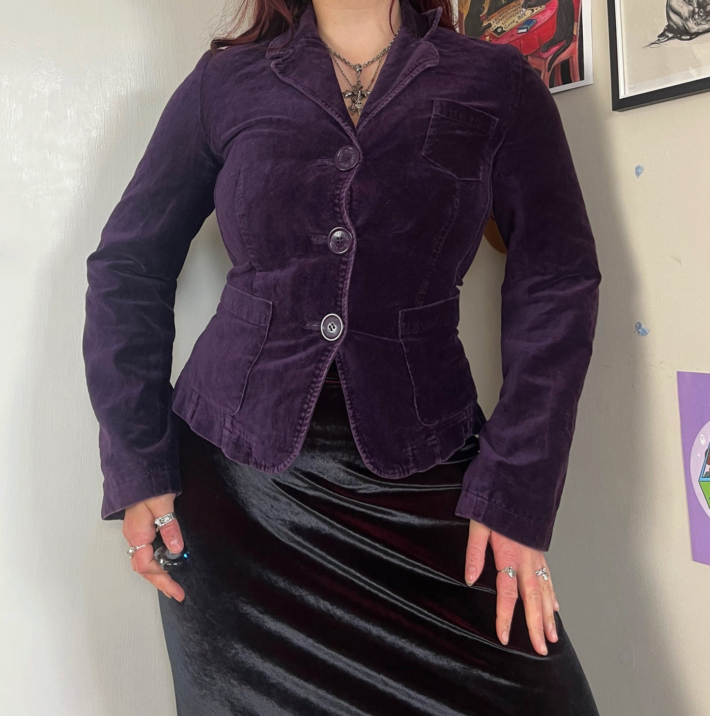 Laurel Velvet Jacket UK 10