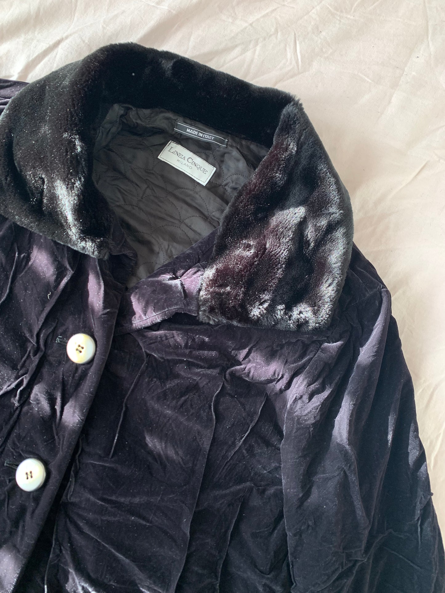 Blair 90s Velvet Jacket UK 18