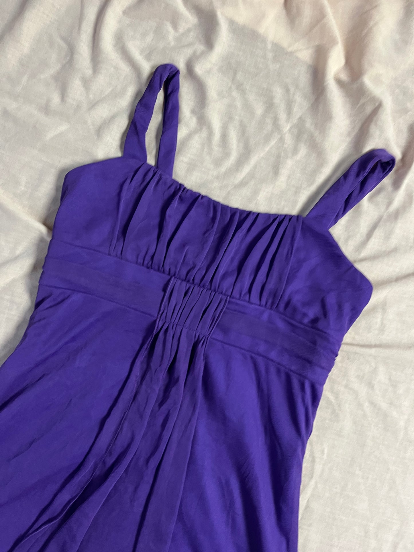 Purple Mesh Dress - UK 8-10